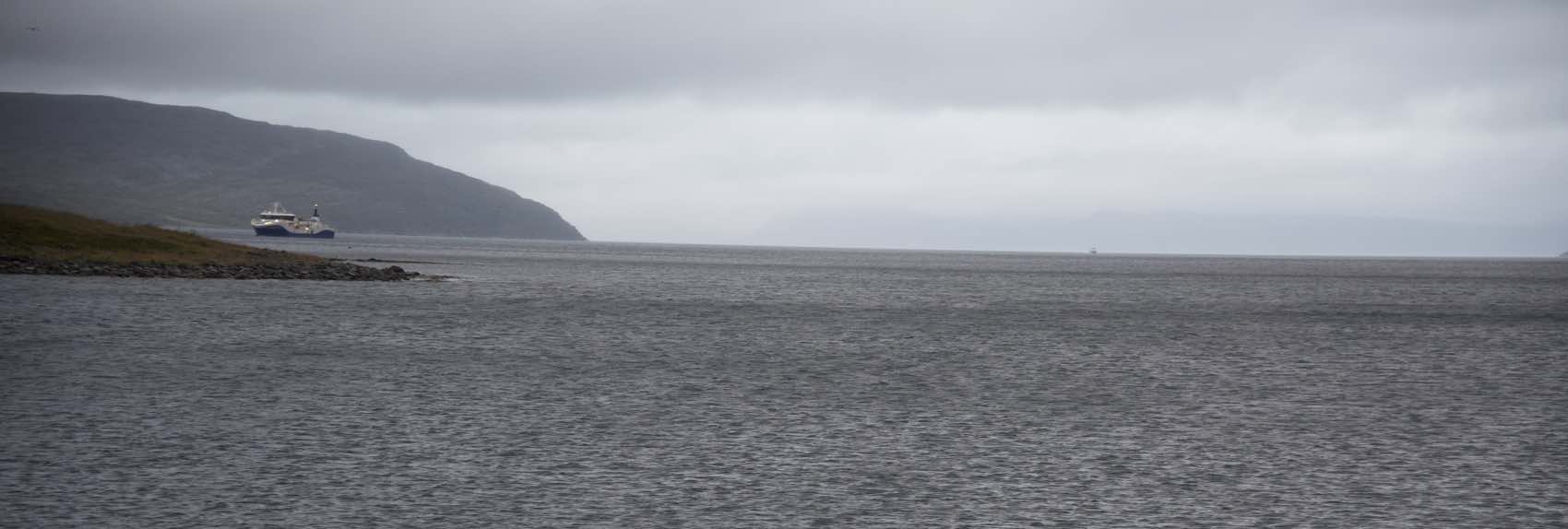 Grått: Sørvest vind, regn og lavt skydekke. En gjenganger i værmeldingen for kysten av Finnmark.