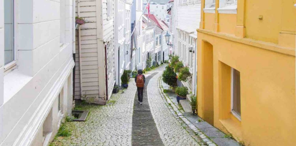 Trange gater - en viktig del av bybildet i Bergen