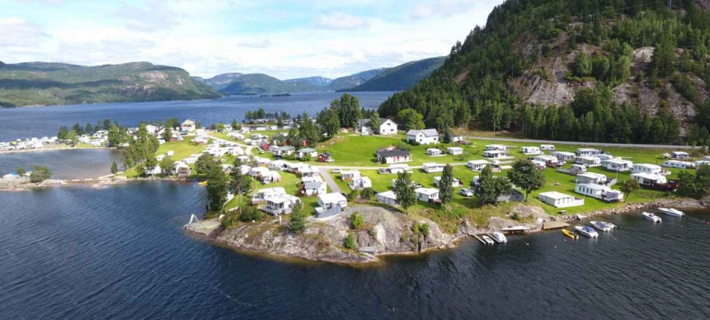 Neset Camping - et av de varmeste steder i Norge om sommeren.
