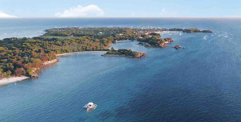 Fra øy til øy rundt hovedøya Cebu som ligger midt i landet.