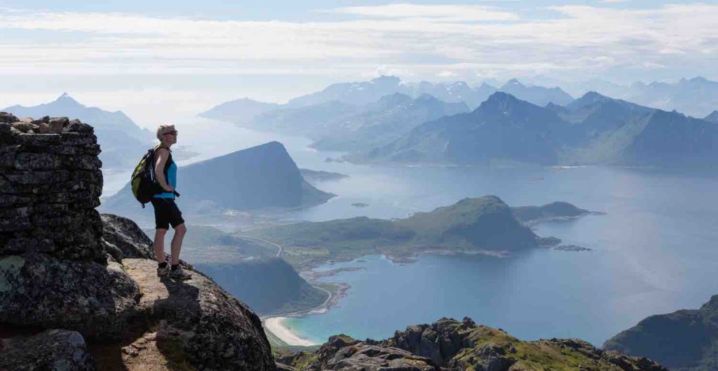 NATUR: Mange drar til Lofoten for å opplevende naturen