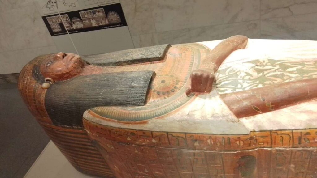 Hedersplass i Kairos nye National Museum of Egyptian Sivilization