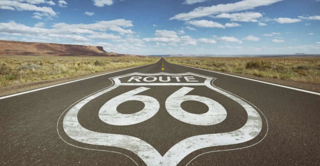 Route 66 - veien som mange har opplevd og stadig vil tilbakelegge.